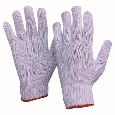 GLOVE POLY COTTON KNITTED WRIST PLAIN SMALL 